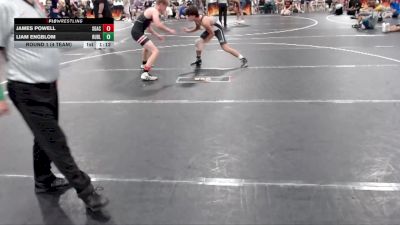 126 lbs Round 1 (4 Team) - Liam Engblom, Reverence United Black vs James Powell, SGAC