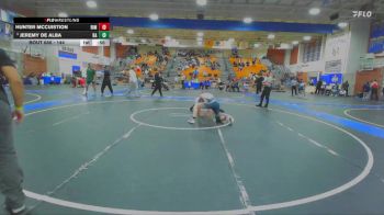 144 lbs Cons. Semi - Hunter McCuistion, Rim Of The World vs Jeremy De Alba, Bishop Amat