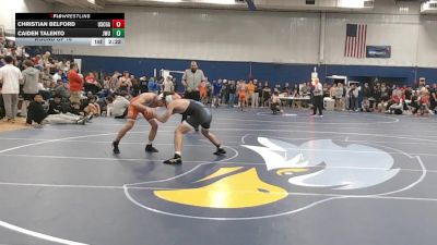 141 lbs Round Of 16 - Christian Belford, Coast Guard vs Caiden Talento, Johnson & Wales