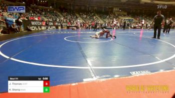 80 lbs Quarterfinal - John Thomas, OCRTC vs Knox Stamp, Wheeling Wresting Cub