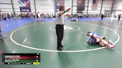 110 lbs Rd# 4- 2:00pm Friday Final Pool - Elijah Ledlow, Minion Black vs Charlie Flythe, NCWAY National Team