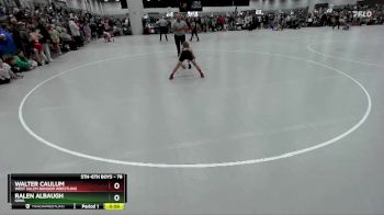 78 lbs Champ. Round 2 - Walter Caulum, West Salem Bangor Wrestling vs Ralen Albaugh, Iowa