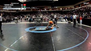 4A 127 lbs Cons. Round 3 - Manuel Maes, Taos vs Toby Baca, West Las Vegas