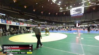 285 lbs Quarters & Wb (16 Team) - Bentley Fleshman, Heritage vs Cameron Binkowski, Battlefield