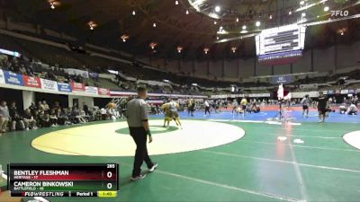 285 lbs Quarters & Wb (16 Team) - Bentley Fleshman, Heritage vs Cameron Binkowski, Battlefield