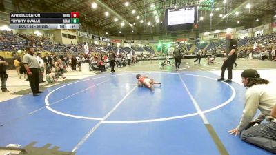 58 lbs 3rd Place - Avrielle Eaton, Duran Elite vs Trynity Ovalle, Adams City WC