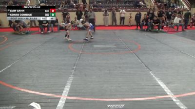 65_B lbs Consi Rd 1 32 #2 - Liam Gavin, Marion Center vs Conan Connole, Diocese Of Erie