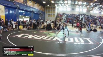 106 lbs Cons. Round 5 - Joseph Obstaculo, Hollins HS vs Alzider Ortiz, Shore Thing Wrestling Club