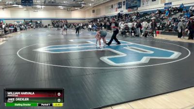 133 lbs Cons. Round 3 - Jake Drexler, Foley vs William Harvala, Princeton