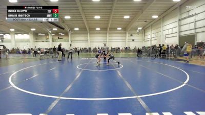 63 lbs Round Of 16 - Briar Bilotti, Top Flight Wrestling Academy vs Emmie Ibbitson, Newtown
