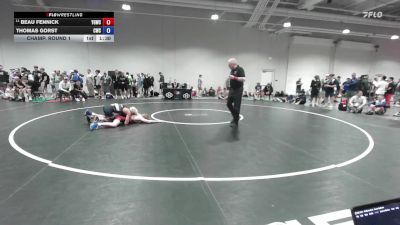 48 lbs Champ. Round 1 - Beau Fennick, Young Guns Wrestling Club vs Thomas Gorst, Charger Wrestling Club