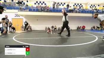 55 lbs Round Of 16 - Lincoln Lamho, Wagoner Takedown Club vs Hayden Walker, Vian Wrestling Club