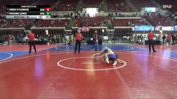 95 lbs 2nd Place Match - Fischer Lewis, Thermopolis Wrestling Club vs Crew O`Connor, Butte Wrestling Club
