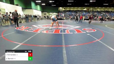 175 lbs Round Of 32 - Isai Fernandez, CA vs Jackson Barron, MN