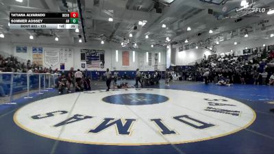 125 lbs Cons. Round 6 - Sommer Aossey, Aliso Niguel vs Tatiana Alvarado, West Covina