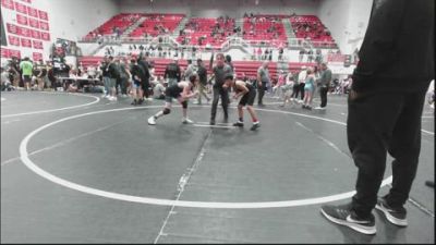 80-84 lbs Rr Rnd 3 - Luis Lopez, OKC Saints Wrestling vs Dylan Hilton, Mojo Grappling Academy