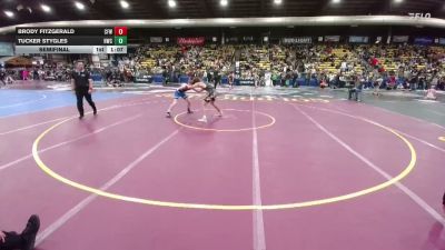 120 lbs Semifinal - Tucker Stygles, Havre Wrestling Club vs Brody Fitzgerald, Central Florida Wrestling