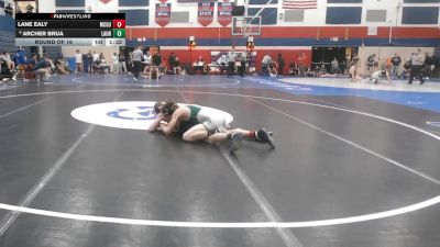 139 lbs Round Of 16 - Lane Ealy, McGuffey vs Archer Brua, Laurel