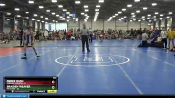 92 lbs Round 2 (6 Team) - Braiden Weaver, PA Silver vs Derek Bush, Virginia Hammers