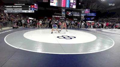 145 lbs Cons. Quarters - Ashley Thompson, AR vs Timberly Martinez, CO