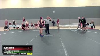 130 lbs Round 2 (4 Team) - Kayleigh Zurcher, Guerrilla WA vs Jaxon Cross, Poquoson