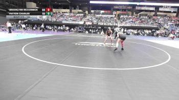 125 lbs Cons. Round 2 - Payton Charles, Basehor-Linwood HS vs Brooklynn McCormick, Bonner Springs HS
