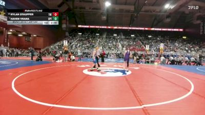 2A-120 lbs Champ. Round 1 - Haven Vrana, Upton vs Rylan Stauffer, Thermopolis