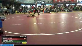 60 lbs Champ. Round 2 - Johnny White, Arab Youth Wrestling vs Lucas Camilli, North Alabama Elite Wrestling