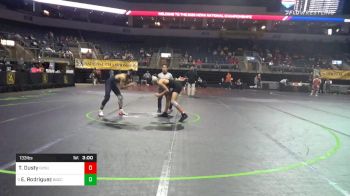 133 lbs Prelims - Trevor Dusty, Grand Valley State University vs Eduardo Rodriguez, Big Bend Community College