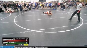 152 lbs Cons. Round 2 - LaBrian Parker, NE vs Kaiden Antonacci, TX