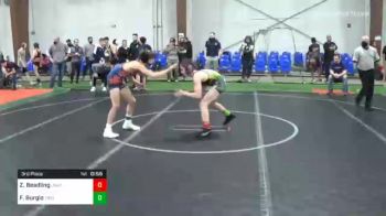 105 lbs 3rd Place - Zach Beadling, Unattached vs Frankie Burgio, Triumph