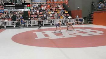120 lbs Champ. Round 1 - Colin Grone, Boyd Buchanan High School vs Tyler Knight, Father Ryan High School