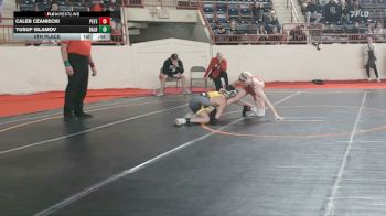 100_B lbs 5th Place - Caleb Czaniecki, Peters Twp vs Yusuf Islamov, Baldwin