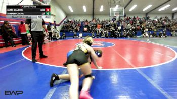 138 lbs Quarterfinal - Jayli Saleme, Sand Springs JH (SS) vs Jayden Clark, Sapulpa High School Girls