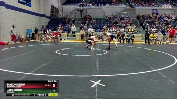 197 lbs Cons. Round 2 - Mason Kump, Belmont Abbey vs Jack Bond, Lander