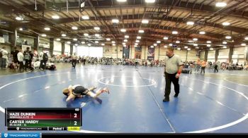 60 lbs Rd# 7- 10:45am Saturday Final Pool - Haze Dunkin, Nebraska Elite vs Carter Hardy, PA Silver