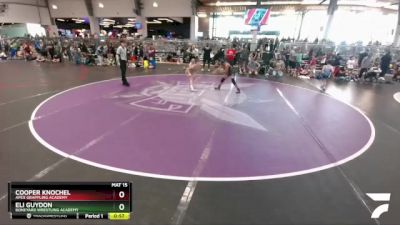 100 lbs Cons. Round 3 - Eli Guydon, Boneyard Wrestling Academy vs Cooper Knochel, Apex Grappling Academy