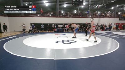 70 kg Quarters - Nick Sanko, New York vs Maddox Shaw, Ohio RTC/ TMWC