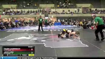 126 lbs Round 1 (4 Team) - Tyler Laudenbach, Apple Valley vs Jayce Luna, Bettendorf