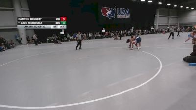 144 lbs Champ. Rd Of 32 - Cade Nieuwsma, MATPAC Wrestling Club vs Camron Bennett, Moen Wrestling Academy