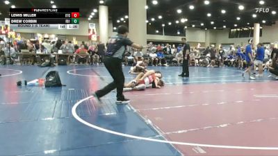 144 lbs Round 3 (6 Team) - Drew Corbin, Funky Boyz vs Lewis Miller, OTC