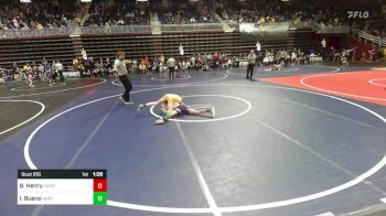 95 lbs Semifinal - Breckin Henry, Camel Kids WC vs Isaac Bueno, Northside Wrestling