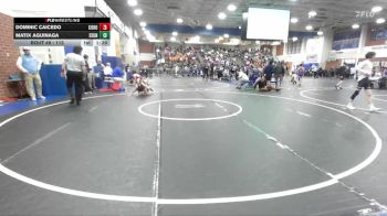 113 lbs Champ. Round 1 - Matix Aguinaga, Exeter Union vs Dominic Caicedo, Corona