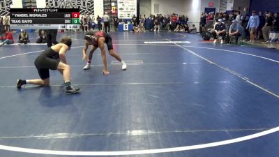 133 lbs R-16 - Yandel Morales, Lake Highland Prep-FL vs Teag Saito, Christian Brothers Acad.-NJ
