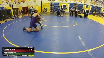 144 Gold Semifinal - Roderick Zow, Camden vs Didier Novoa, Southwest Miami