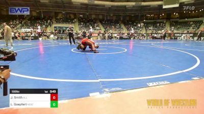 130 lbs Consolation - Julian Smith, All I See Is Gold Academy vs Logan Goepfert, Nebraska Boyz