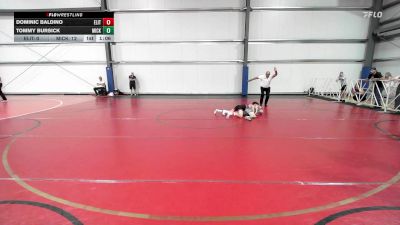 90 lbs Rr Rnd 1 - Dominic Baldino, Elite NJ MS Black vs Tommy Bursick, Micky's Maniacs Grey