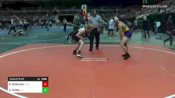 113 lbs Consi Of 16 #2 - Dylan Mcdonald, Lemoore Wrestling Club vs Zac Kimes, Flying Squirrels