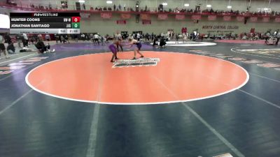197 lbs Cons. Round 2 - Jonathan Santiago, Joliet Junior College vs Hunter Coons, Wisconsin-Whitewater