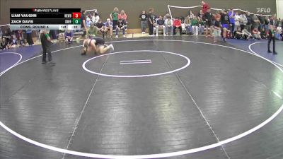 150 lbs Cons. Round 4 - Liam Vaughn, Newberg vs Zach Davis, Sweet Home